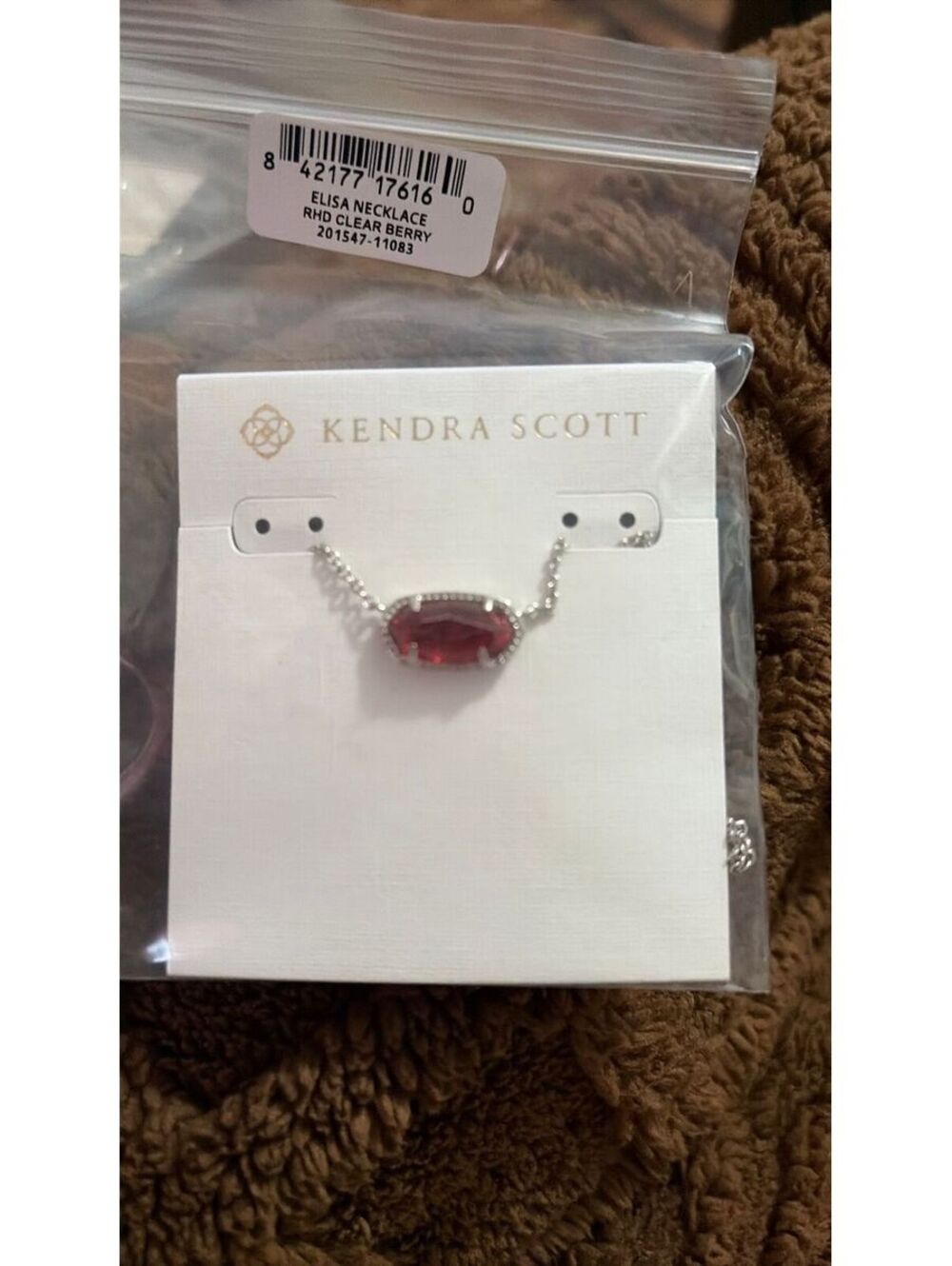 Kendra Scott Elisa Silver Pendant Necklace